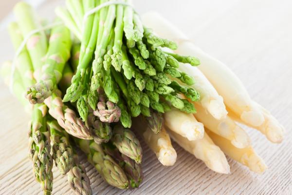 Asperge blanche et Asperge verte