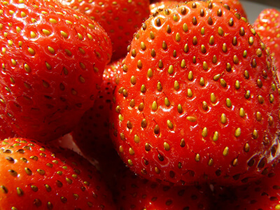 Produits locaux : fraise de Nyons