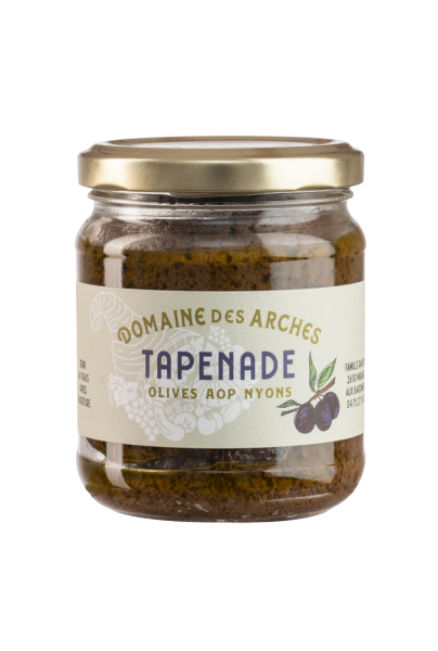 tapenade du domaine des arches près de nyons et vaison la romaine, en drôme provençale, dans les baronnies