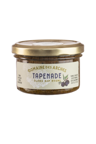 tapenade du domaine des arches près de nyons et vaison la romaine, en drôme provençale, dans les baronnies