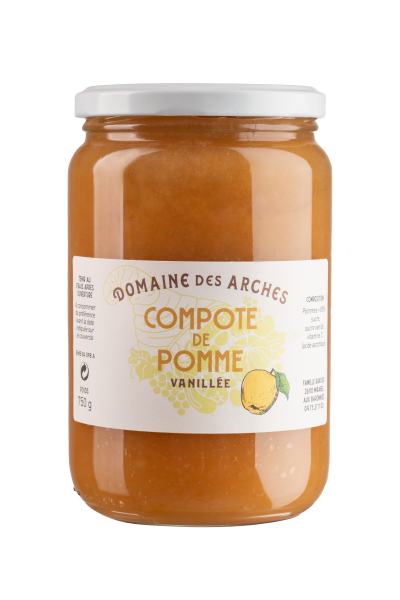 Compote de pomme vanillée