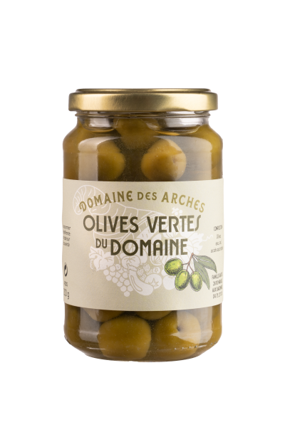 olives vertes du domaine des arches en drome provençale